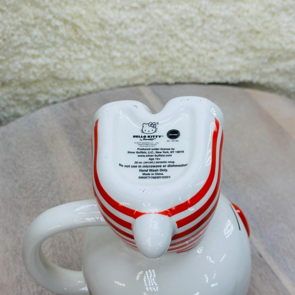 Hello Kitty 3D Full Body Mug 20oz Red LOVE Valentine's Cup NEW - Picture 12 of 15